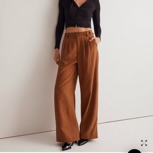 Madewell wide leg trousers